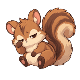 居眠りリス